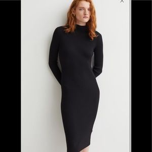 Black long sleeve Knit Dress